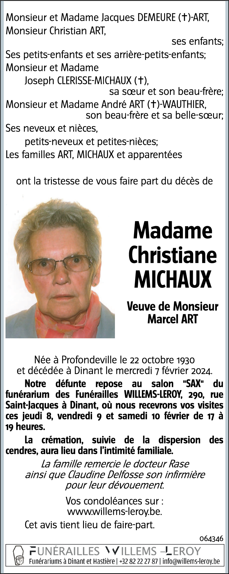 Christiane MICHAUX