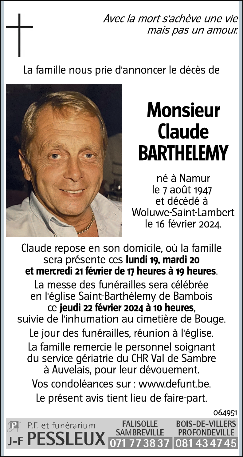 Claude BARTHELEMY