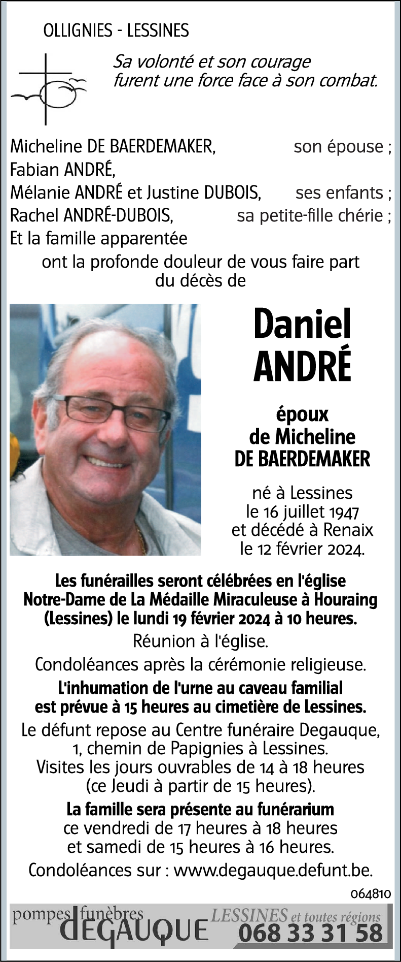 Daniel ANDRÉ