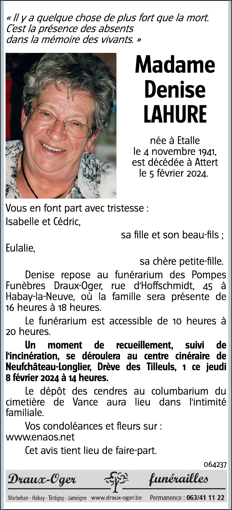Denise LAHURE