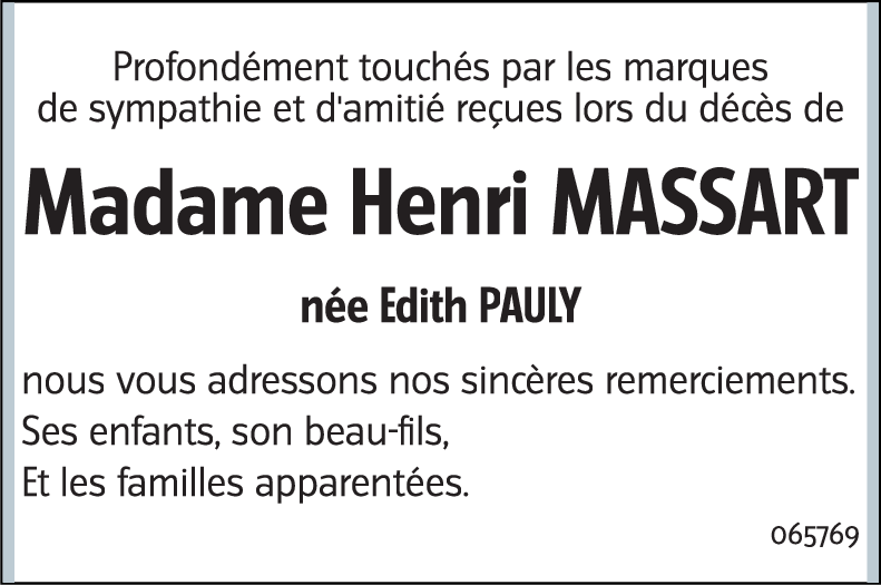Edith MASSART