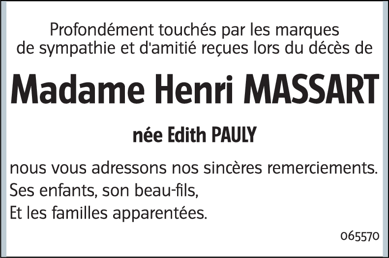 Edith MASSART