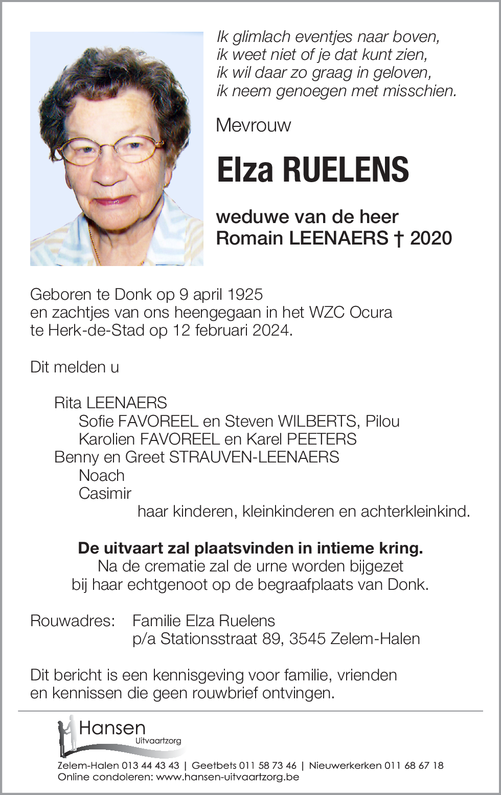 Elza RUELENS