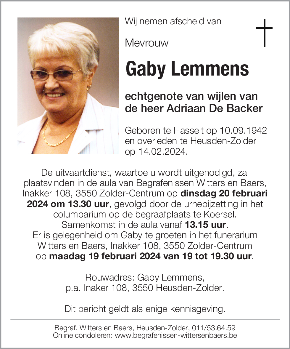 Gaby Lemmens