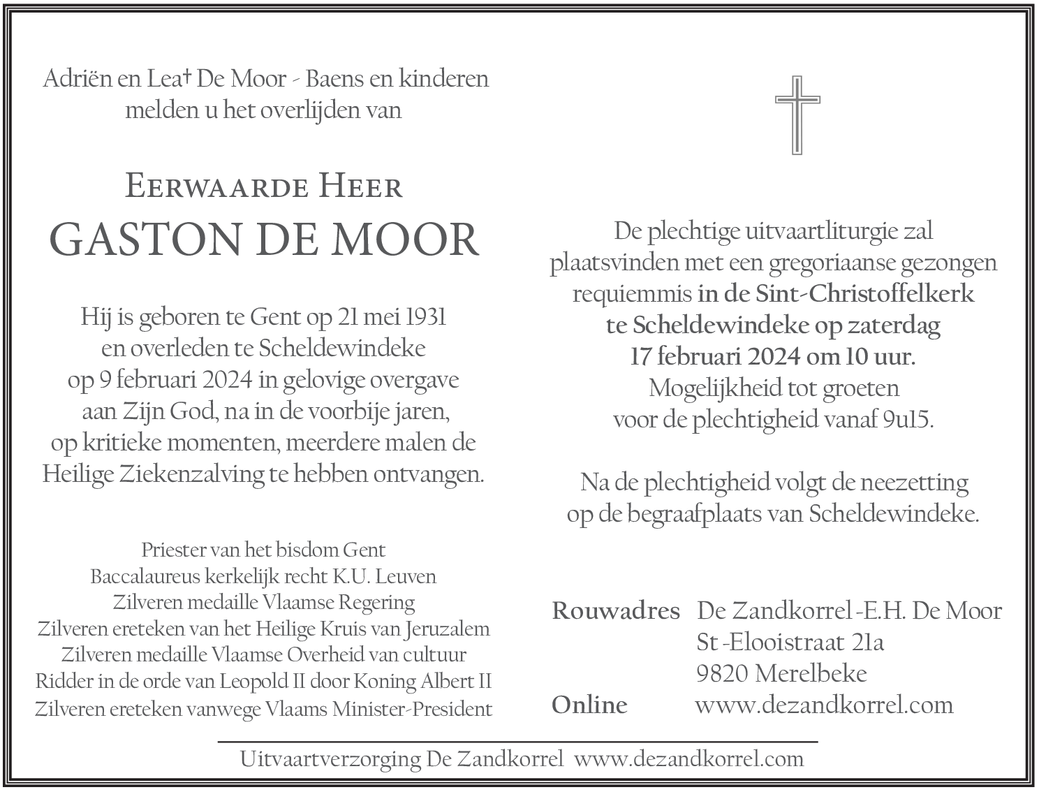 Gaston De Moor