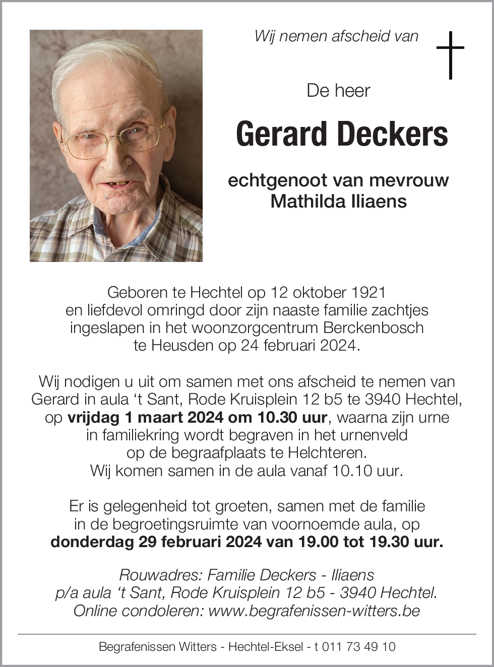 Gerard Deckers