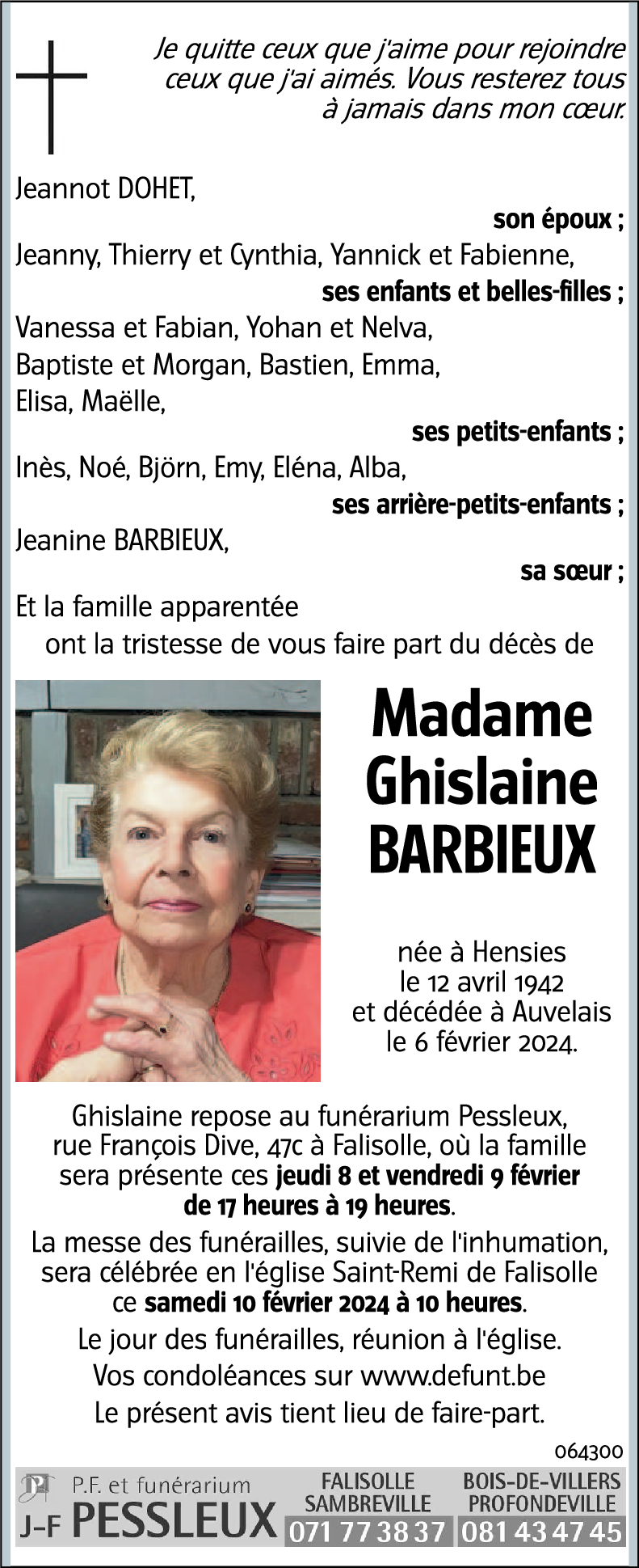 Ghislaine BARBIEUX