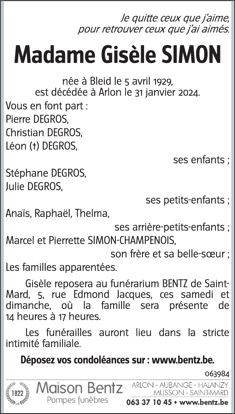 Gisèle SIMON