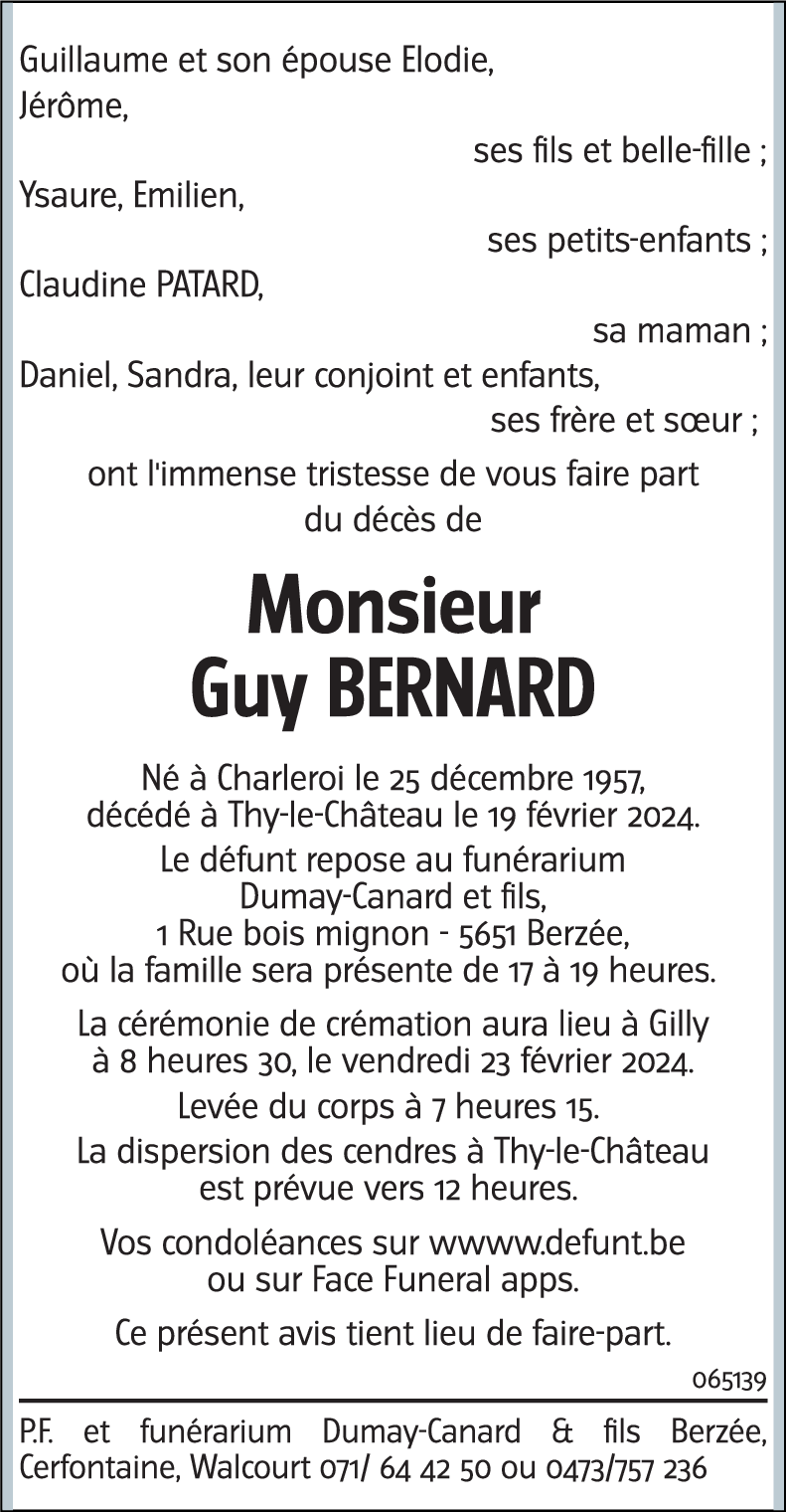 Guy BERNARD