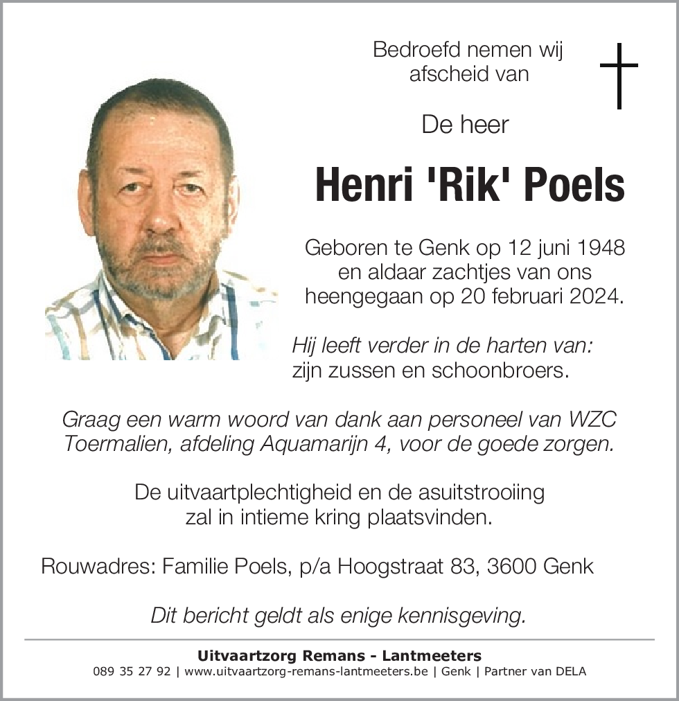 Henri 'Rik' Poels