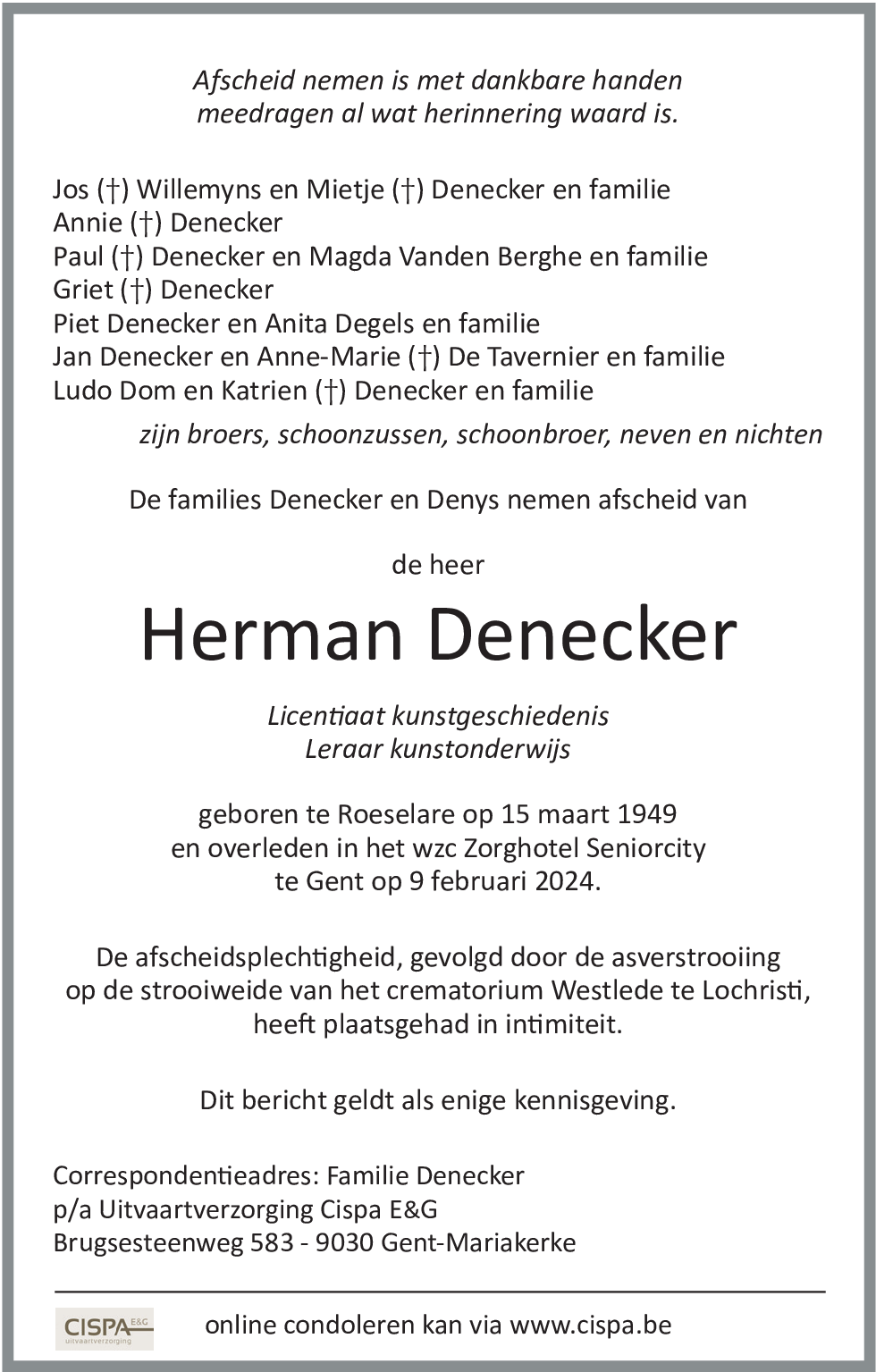 Herman Denecker