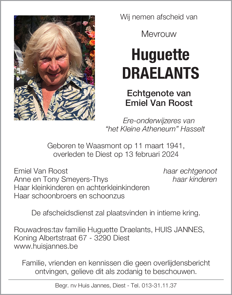 Huguette Draelants