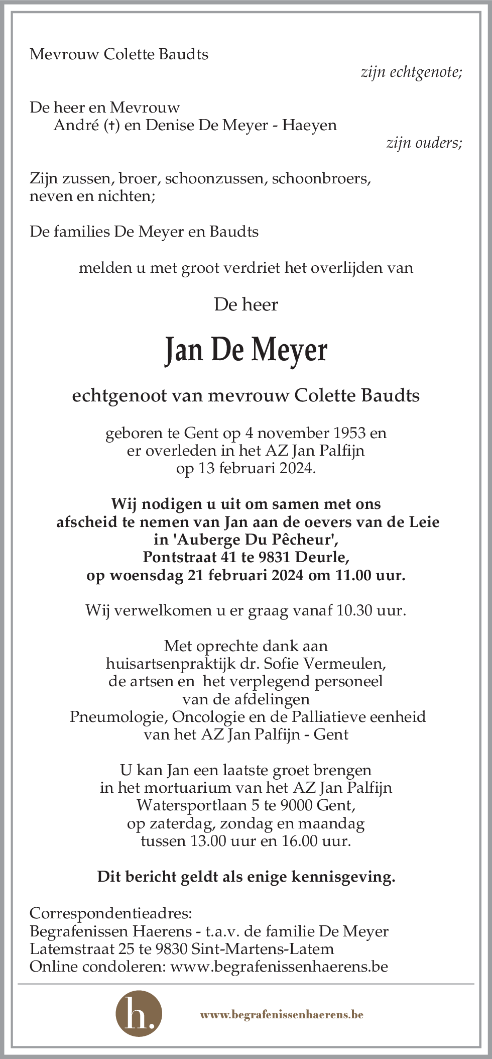 Jan De Meyer