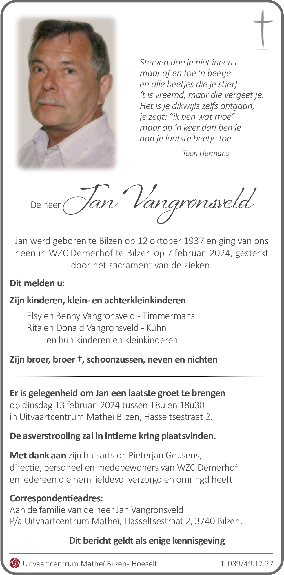 Jan Vangronsveld