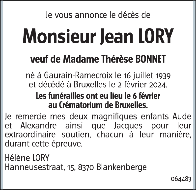 Jean LORY
