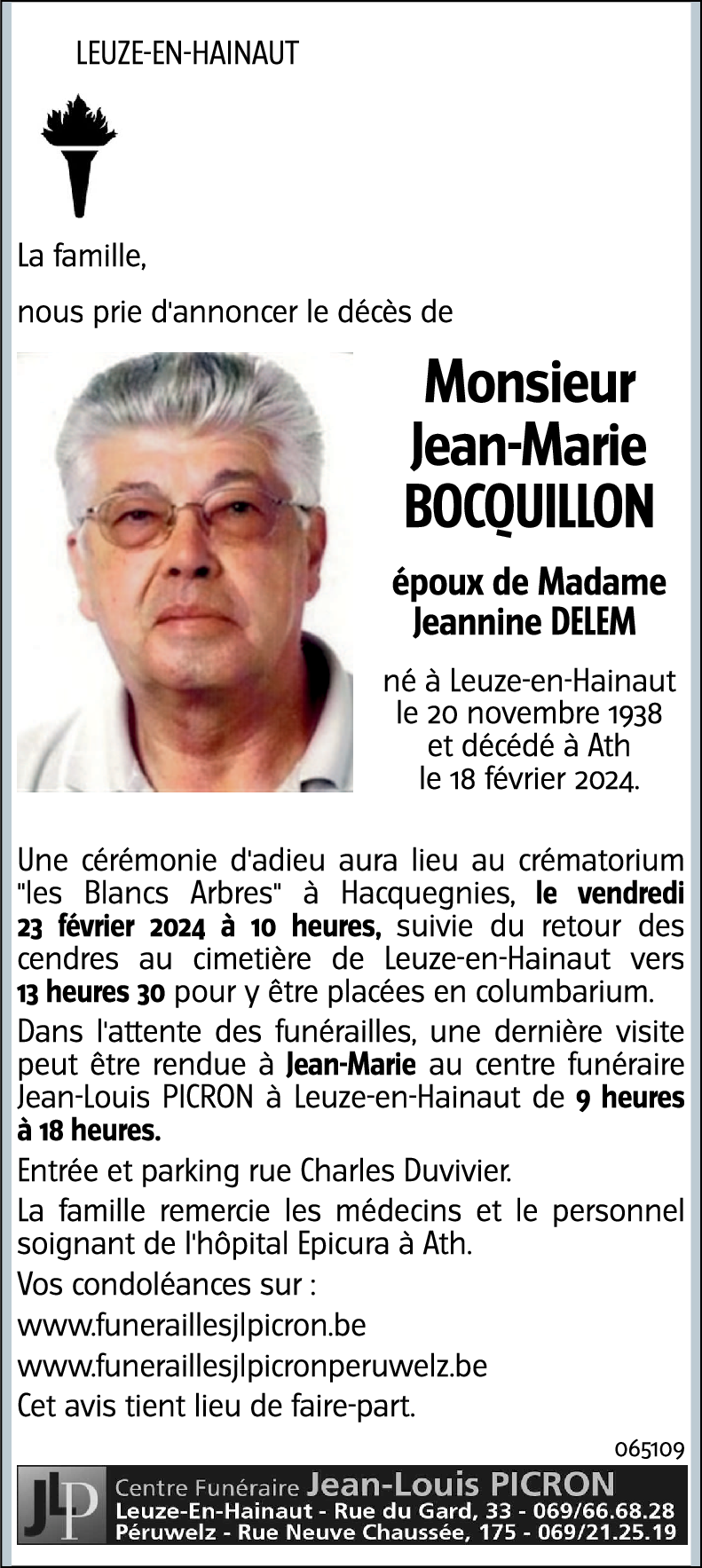 Jean-Marie BOCQUILLON