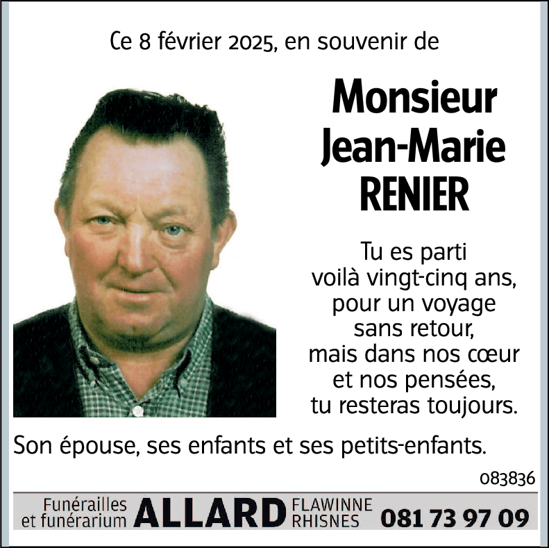 Jean-Marie RENIER