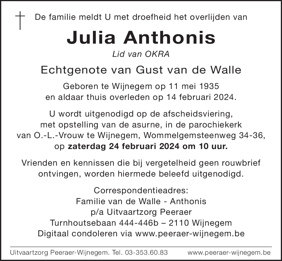 Julia Anthonis