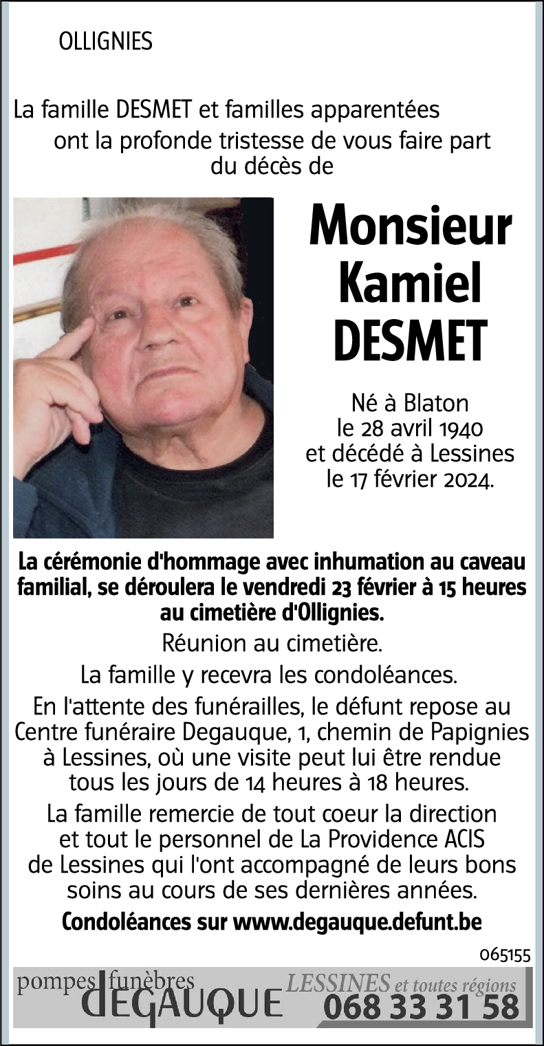 Kamiel DESMET