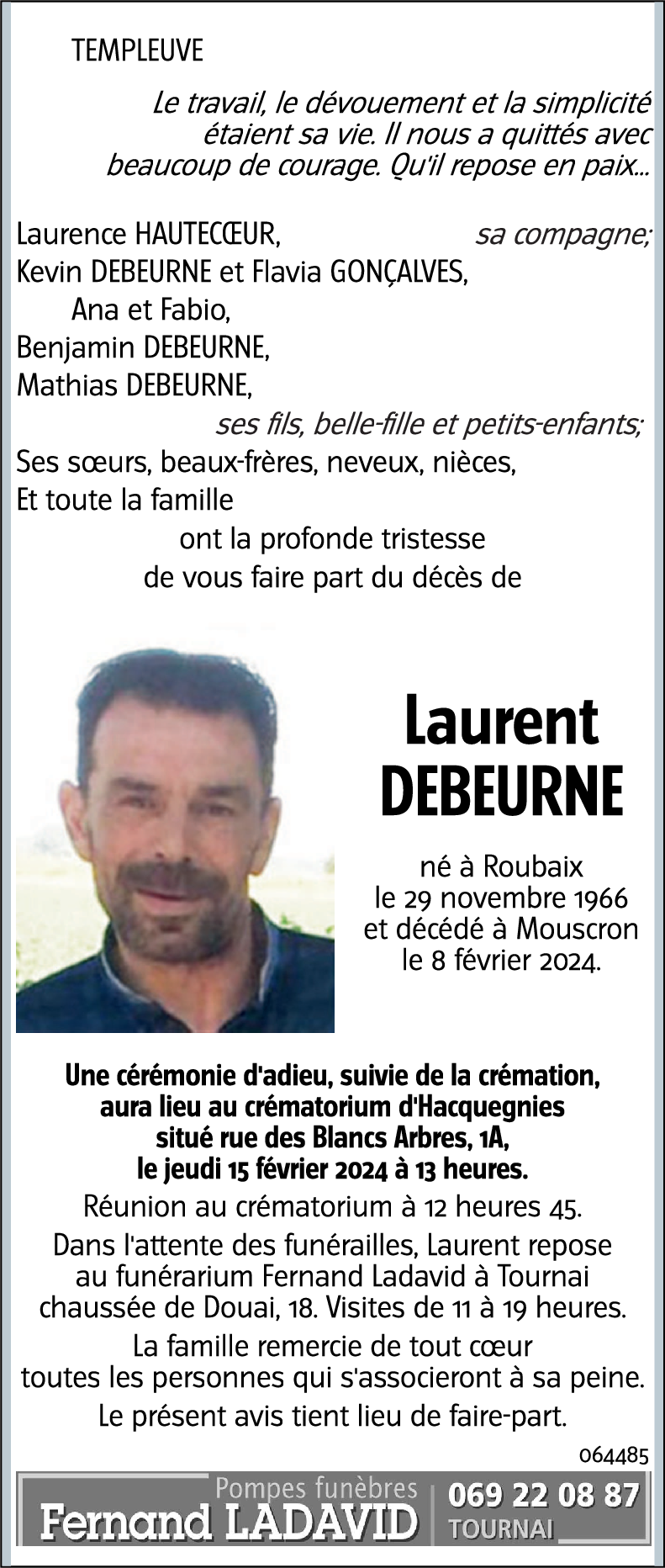 Laurent DEBEURNE