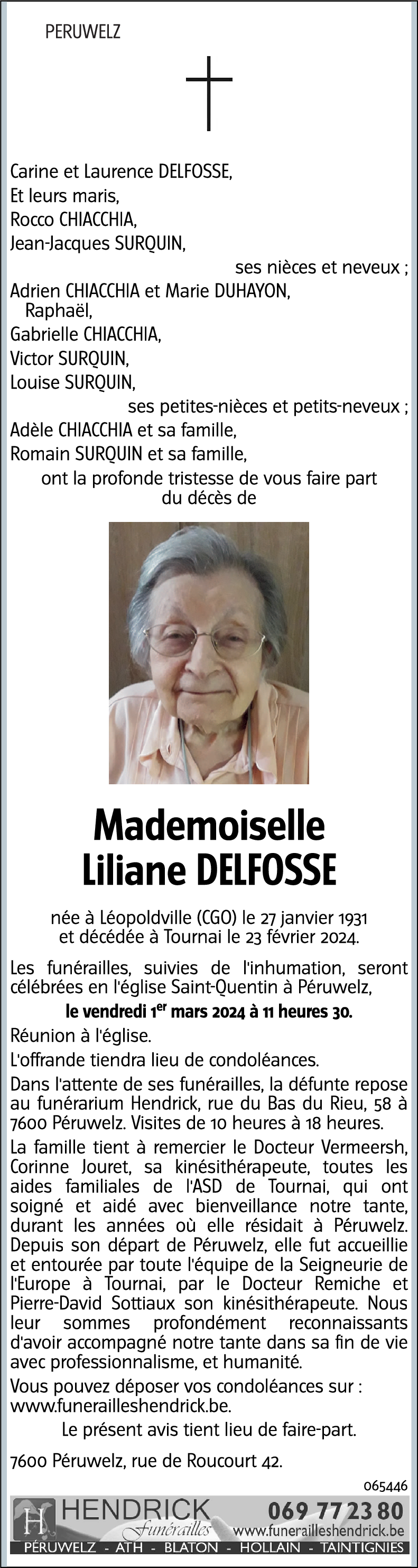 Liliane DELFOSSE