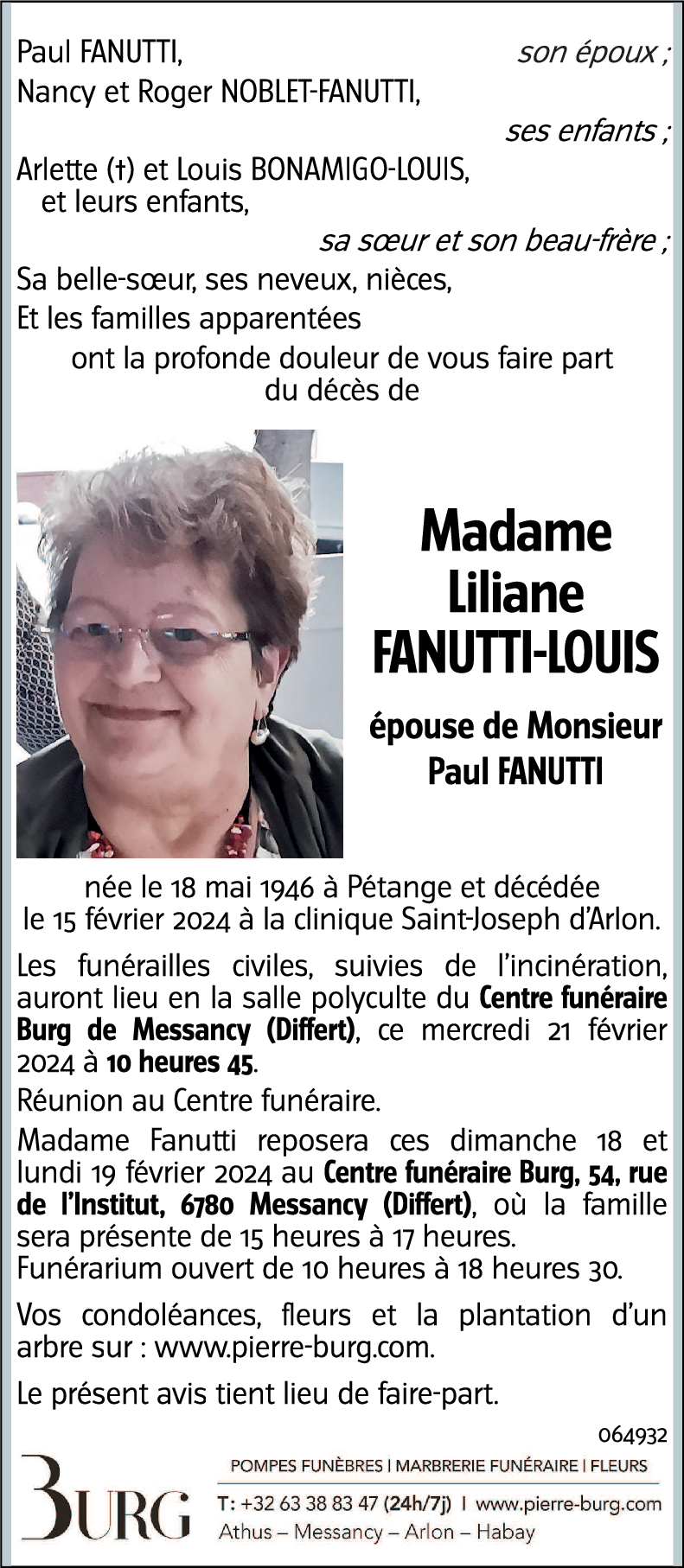 Liliane LOUIS