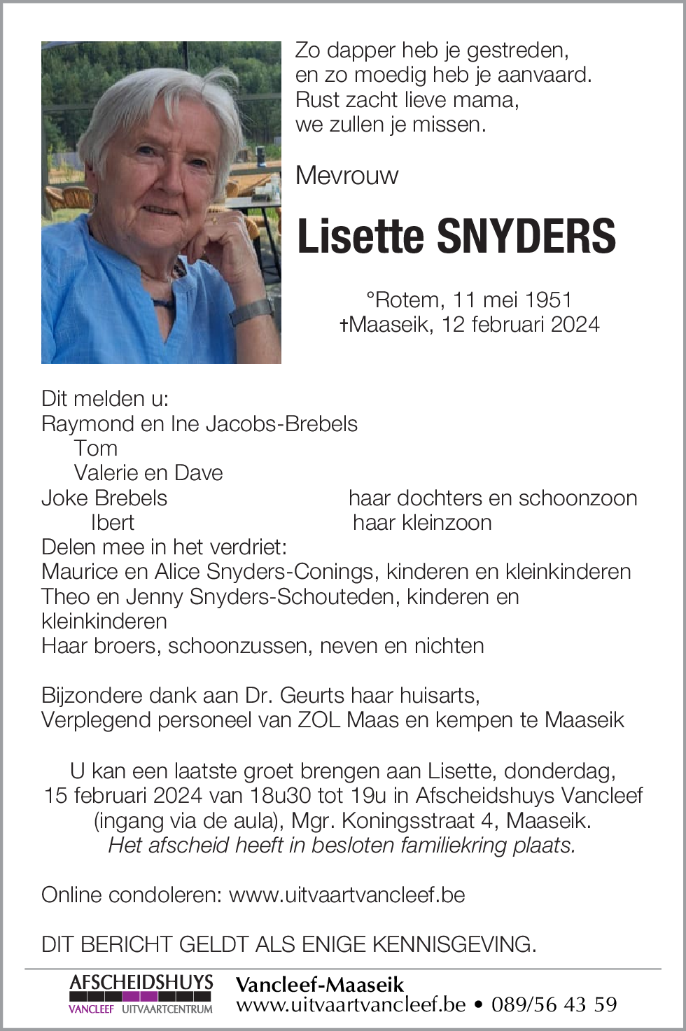 Lisette Snyders