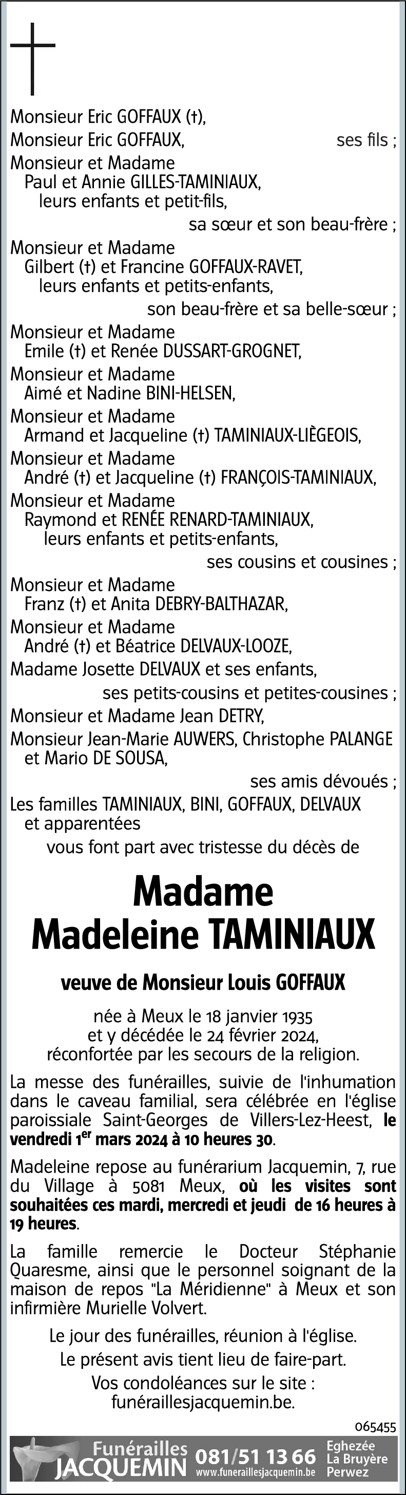 Madeleine Taminiaux