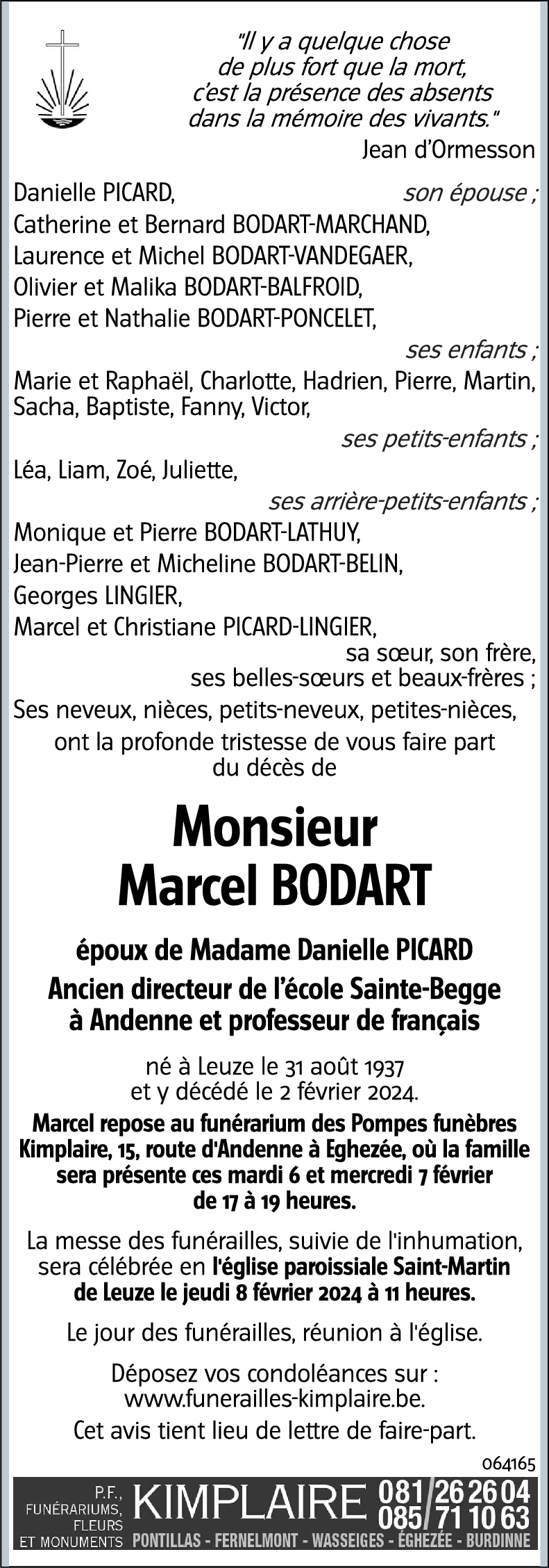 Marcel BODART