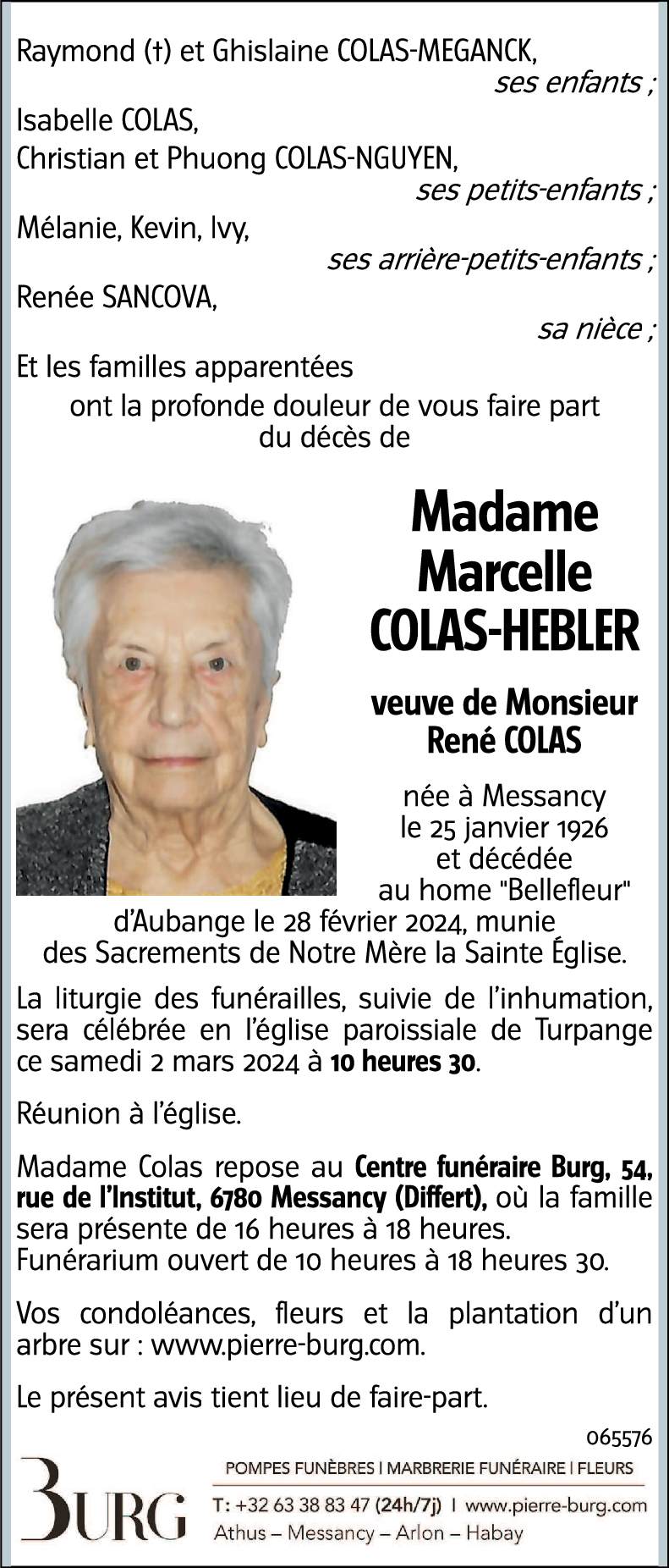 Marcelle COLAS-HEBLER