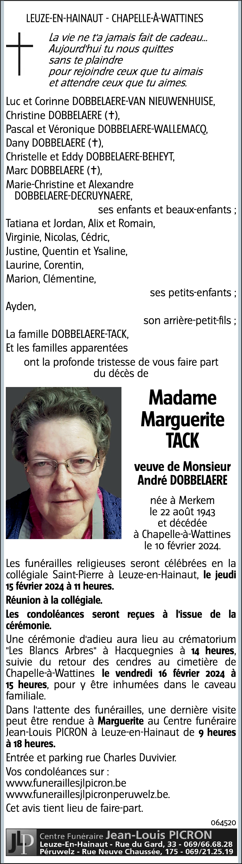 Marguerite TACK
