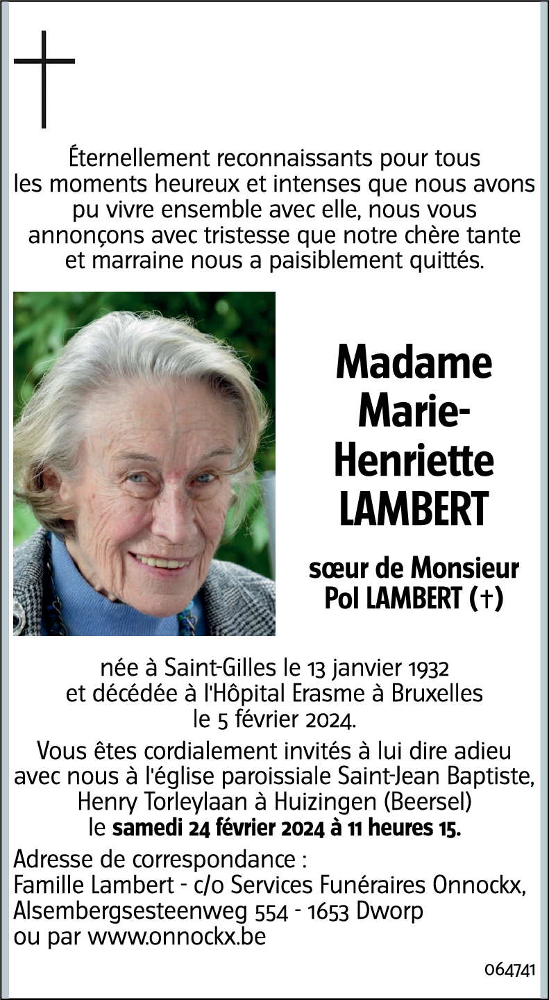 Marie-Henriette Lambert