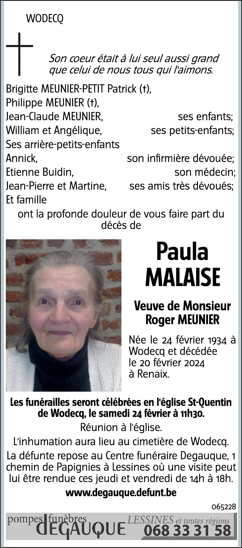 Paula MALAISE