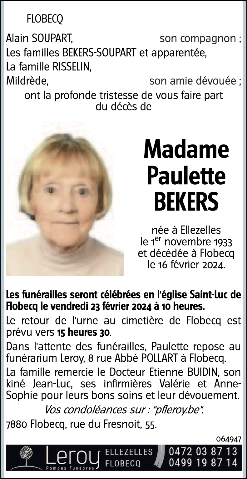 Paulette Bekers