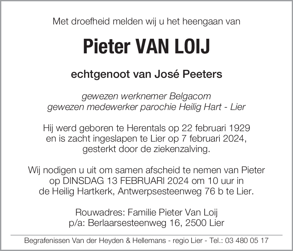 Pieter Van Loij