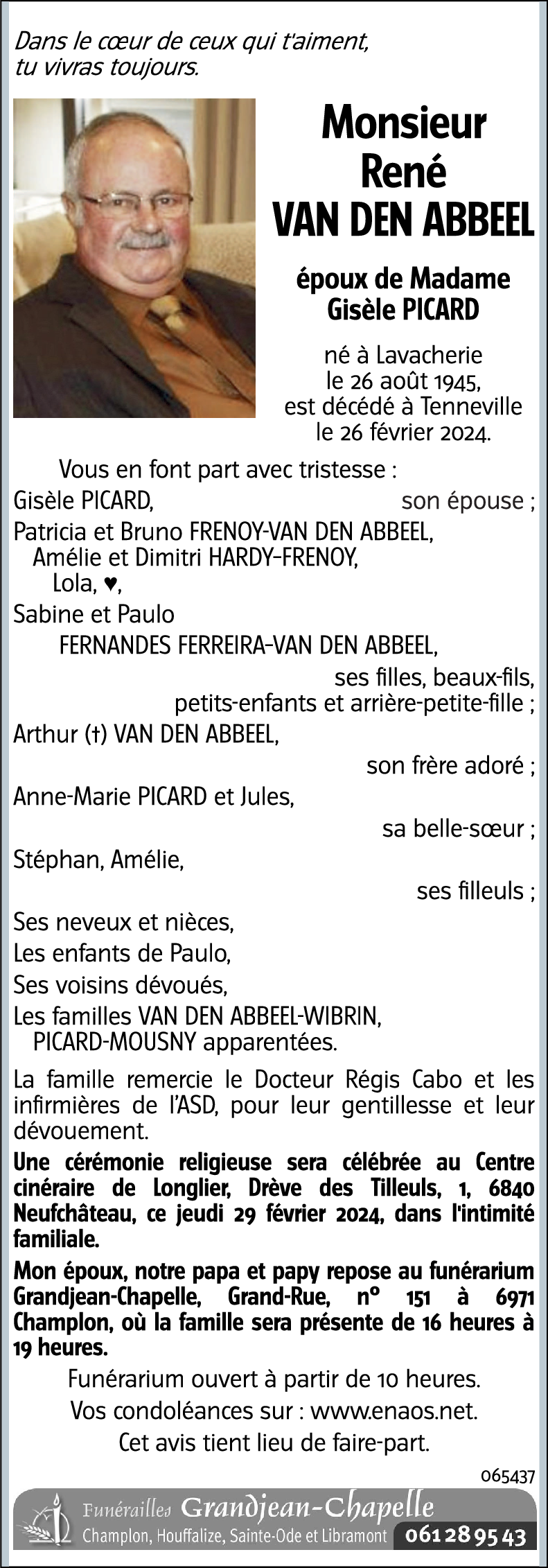 René VAN DEN ABBEEL