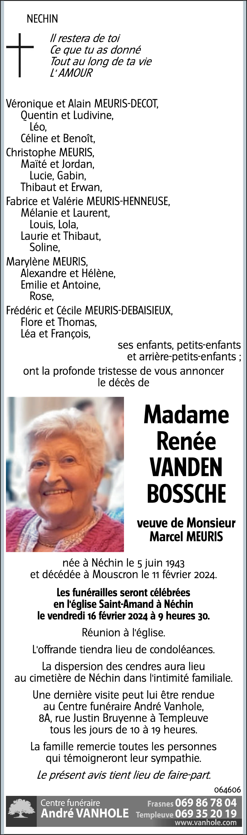 Renée VANDEN BOSSCHE