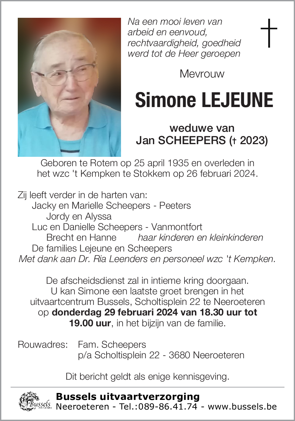 Simone LEJEUNE