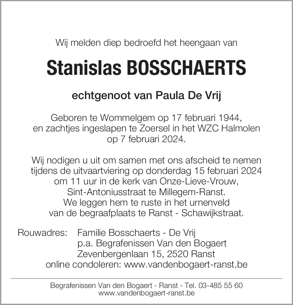 Stanislas Bosschaerts