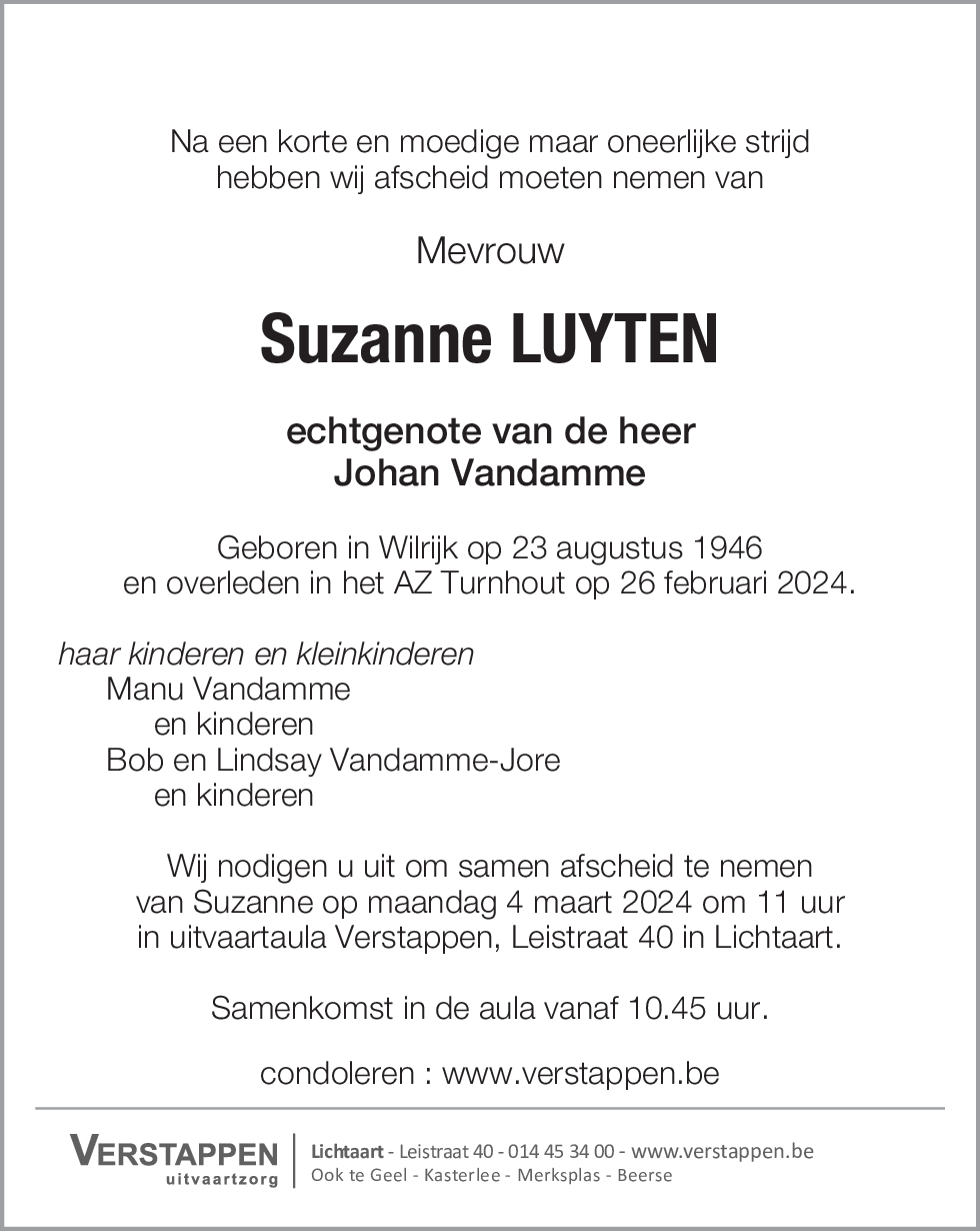 Suzanne Luyten