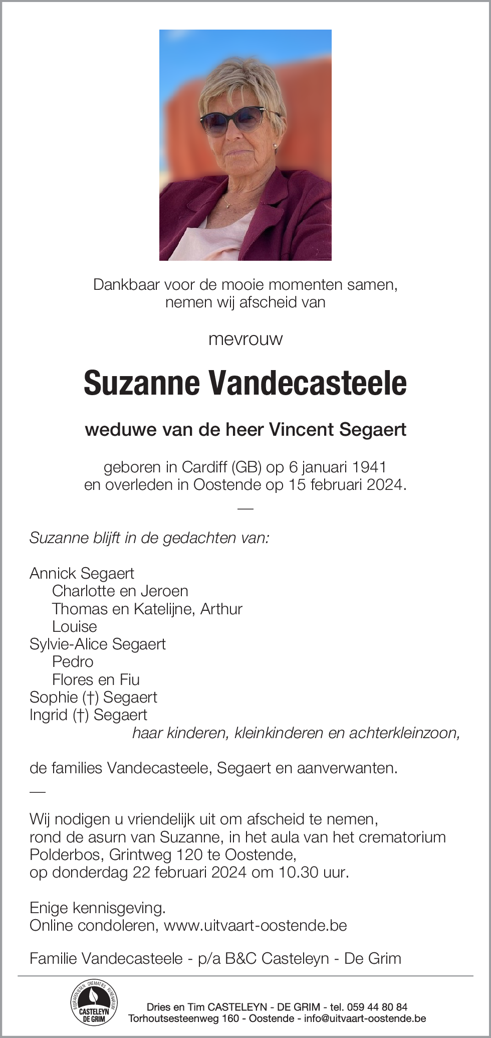 Suzanne Vandecasteele