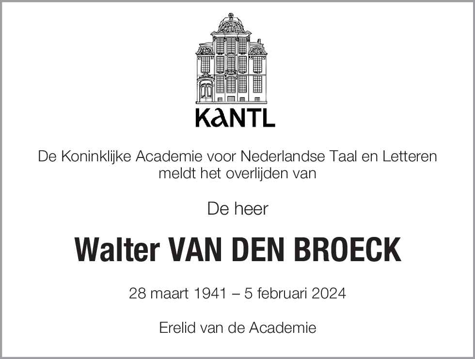 Walter van den Broeck