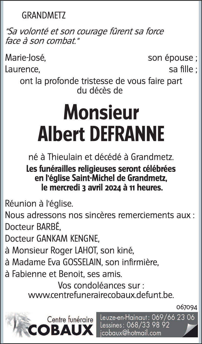 Albert DEFRANNE