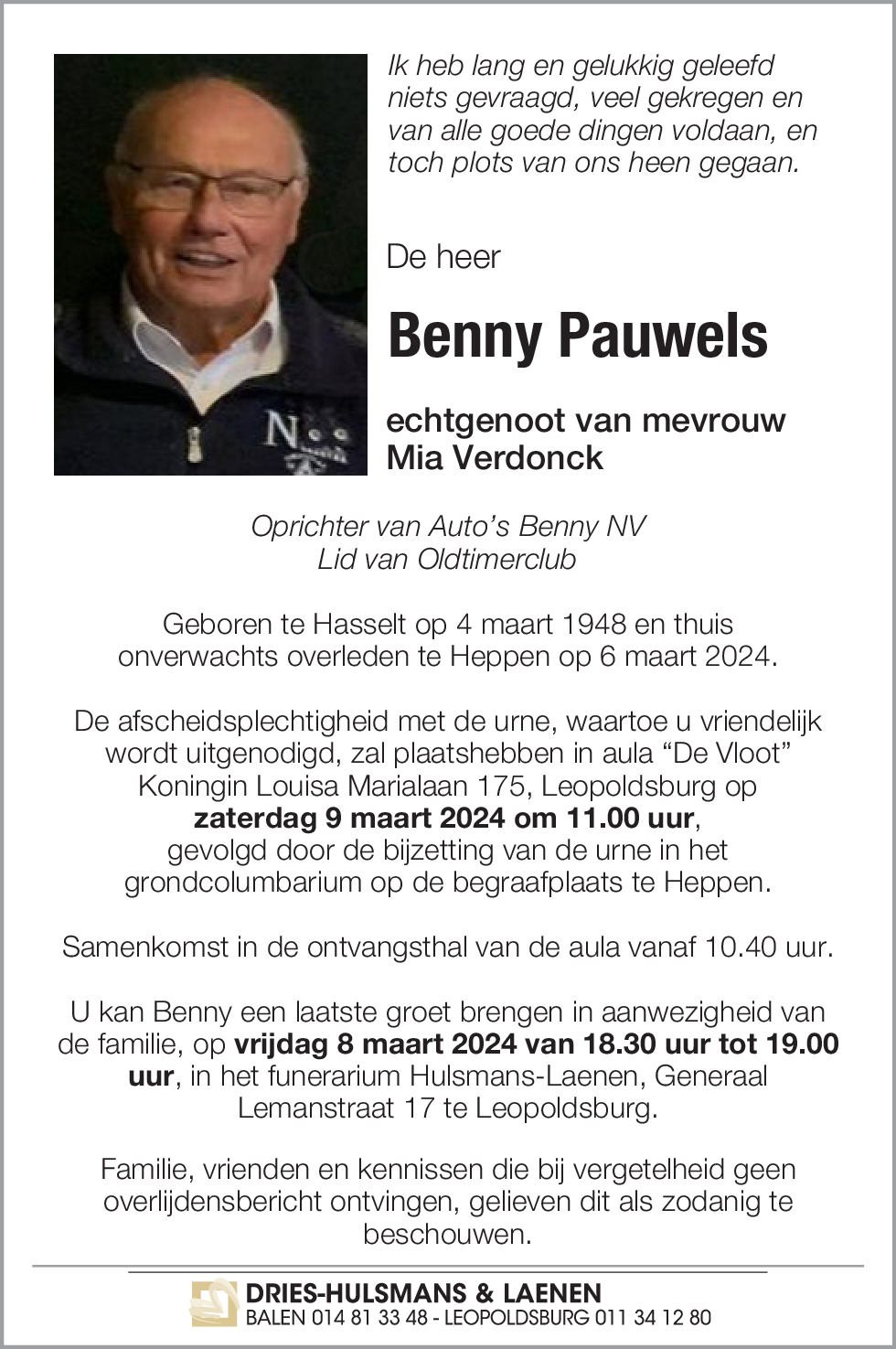 Benny Pauwels