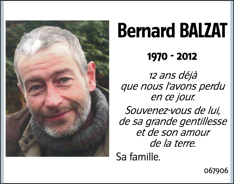 Bernard BALZAT