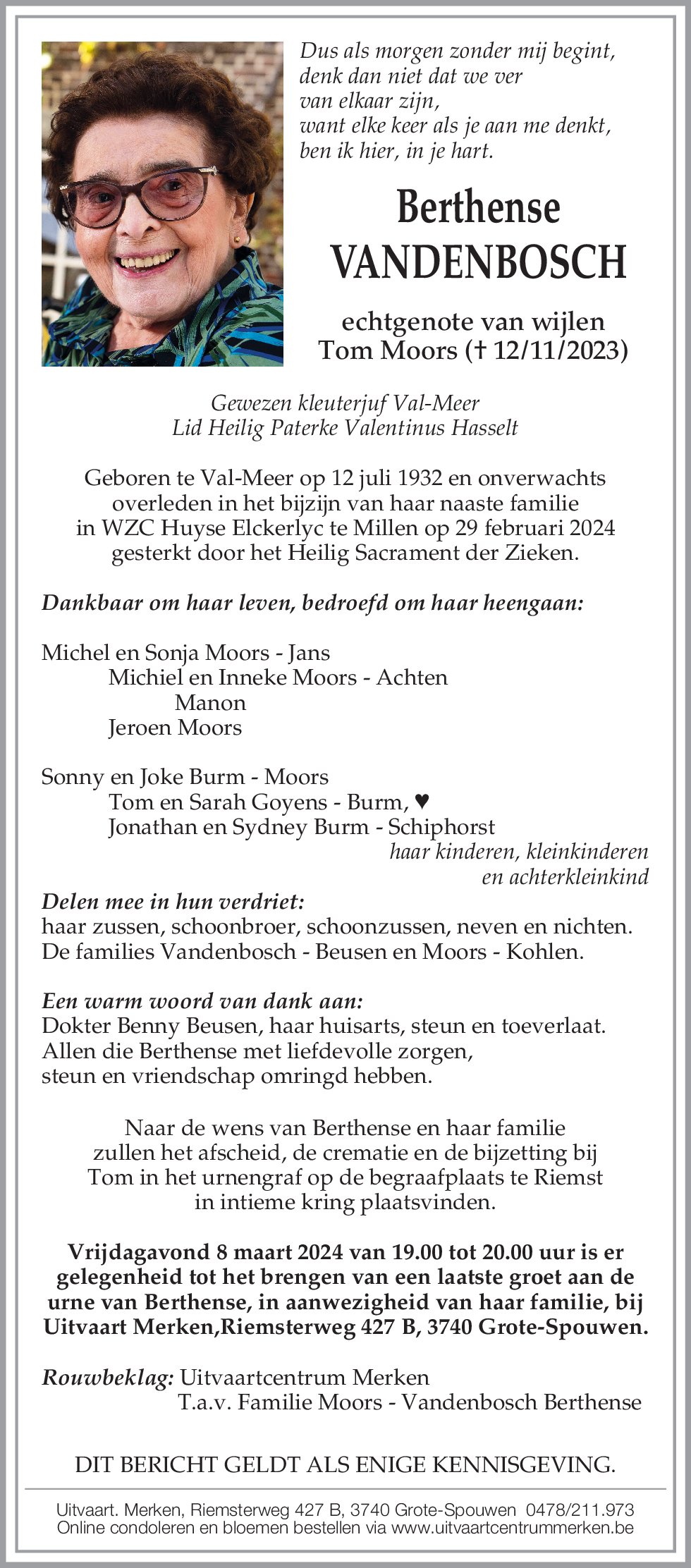 Berthense Vandenbosch