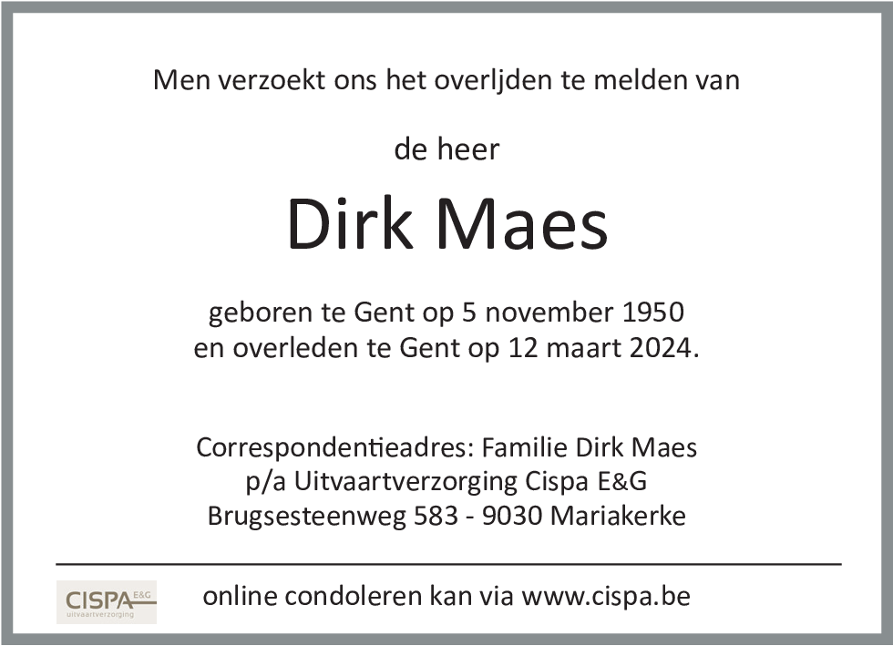 Dirk Maes