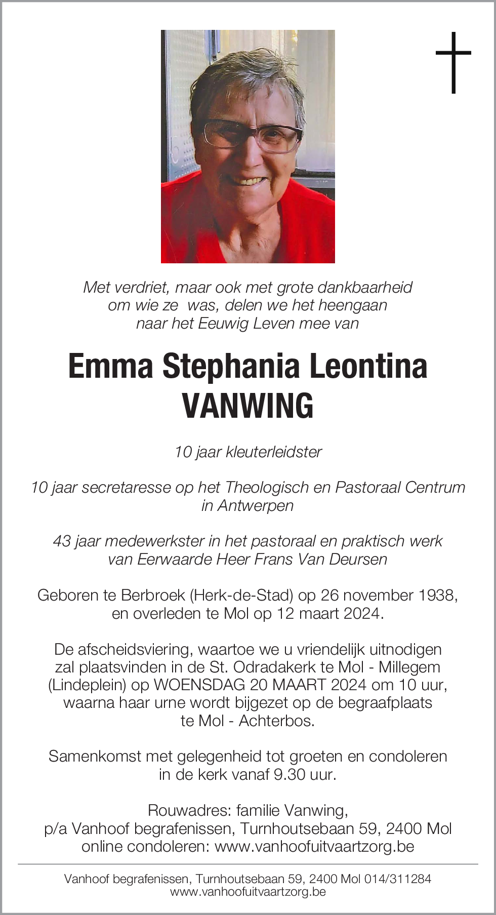 Emma Stephania Leontina Vanwing