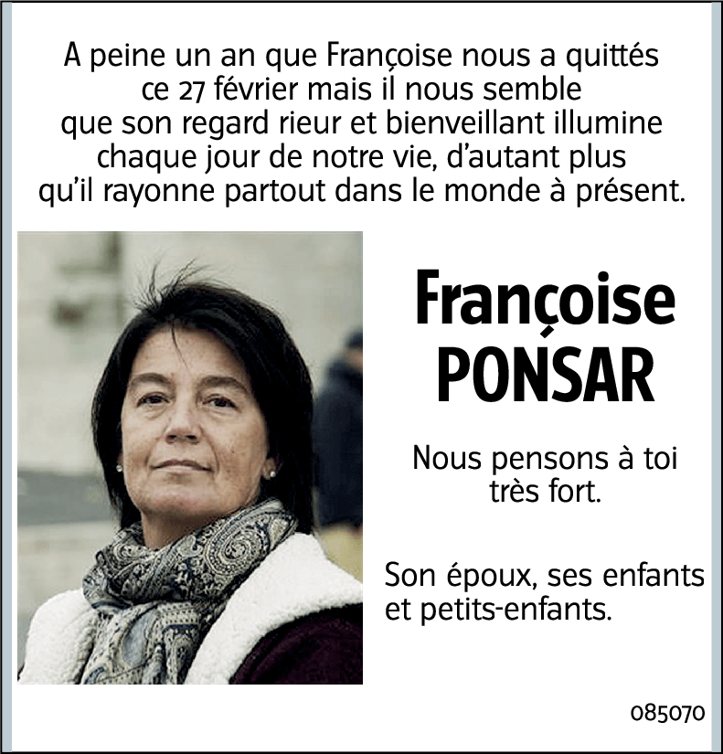 Françoise Ponsar