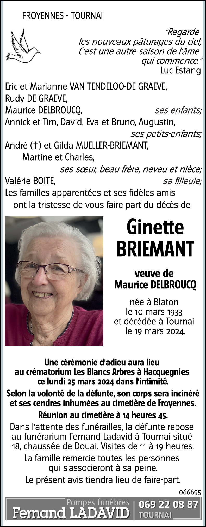 Ginette BRIEMANT